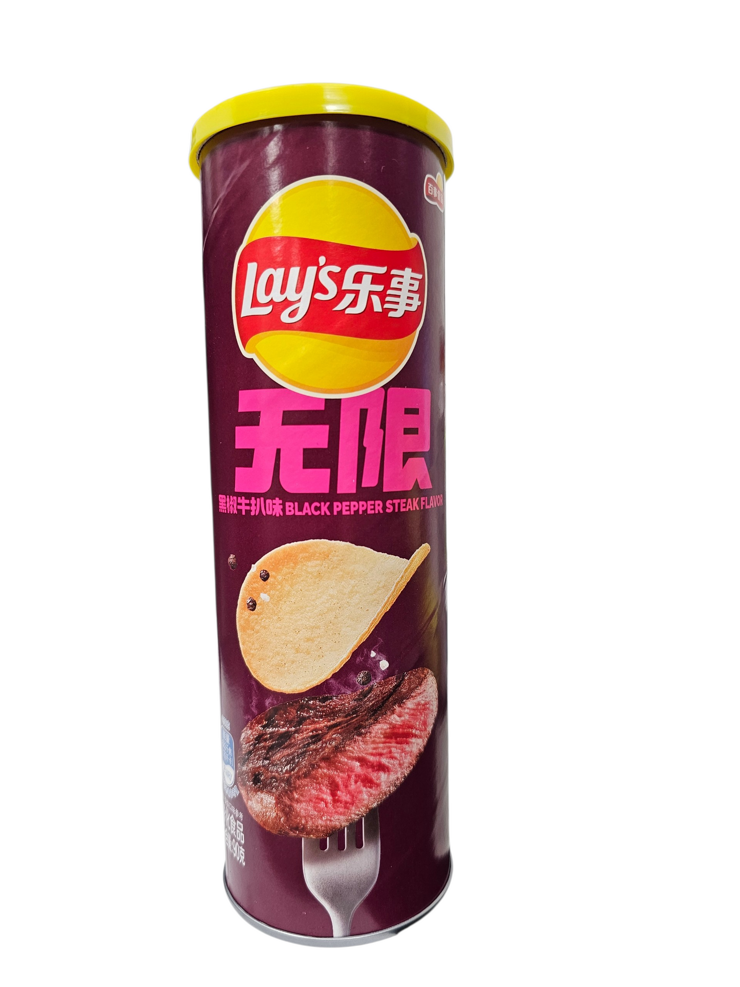 Lay's Stax Black Pepper Steak (China)