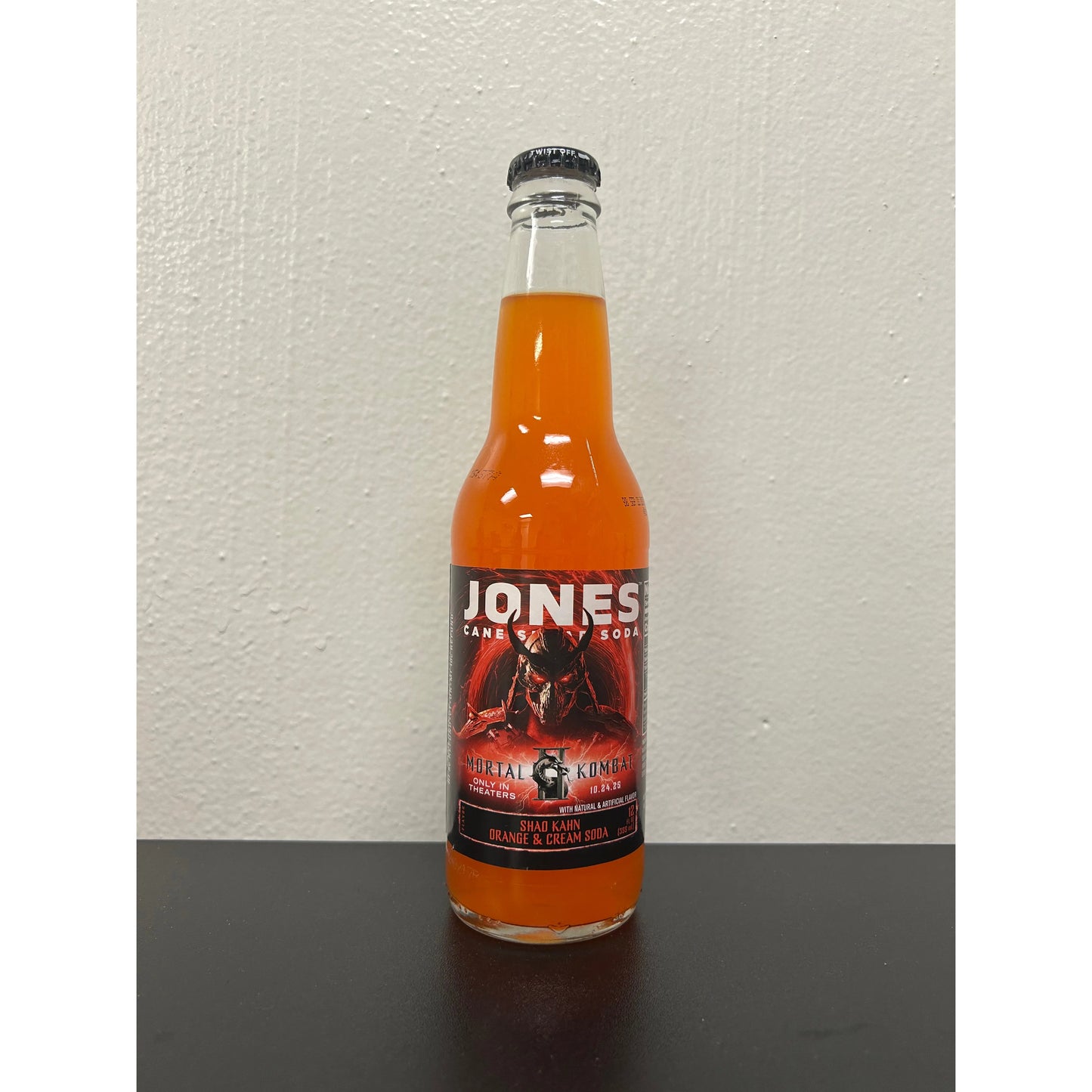 Jones Soda X Mortal Combat II 4pk Johnny Cage & Shao Kahn