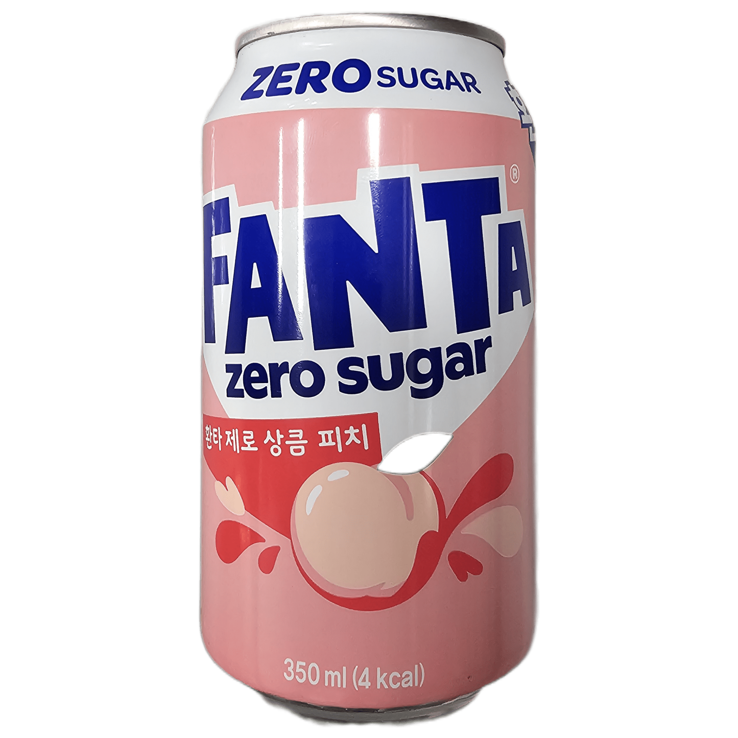 Fanta Peach Zero Sugar ( Korea ) - Exotic Soda Company