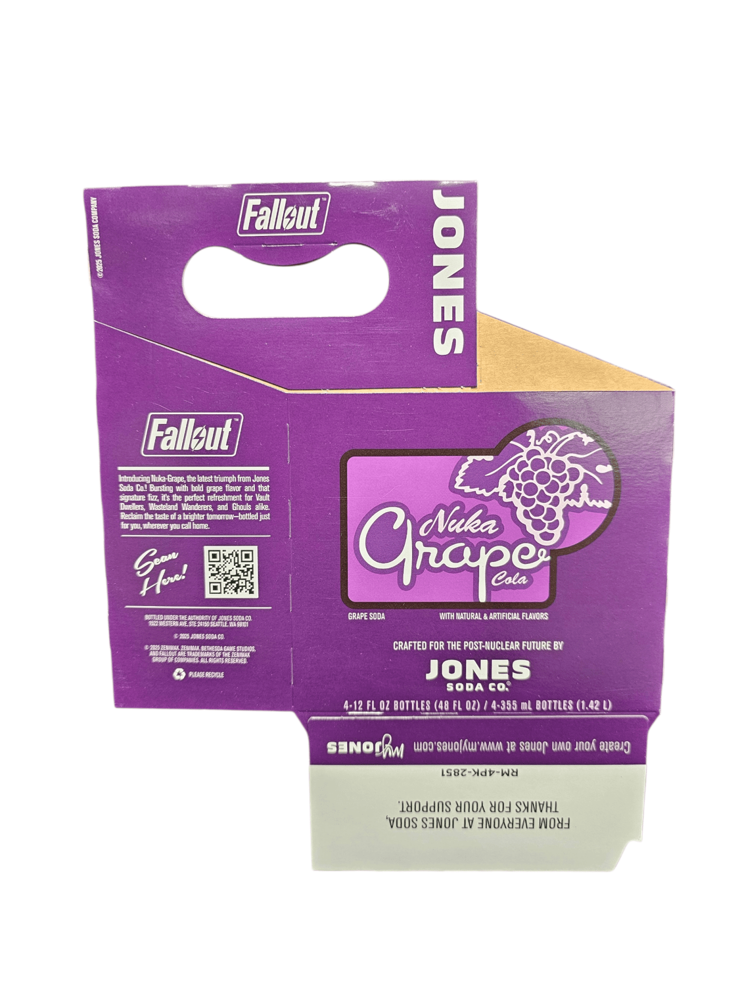 Jones Nuka Grape Cola 4 Pack Carrier - Exotic Soda Company