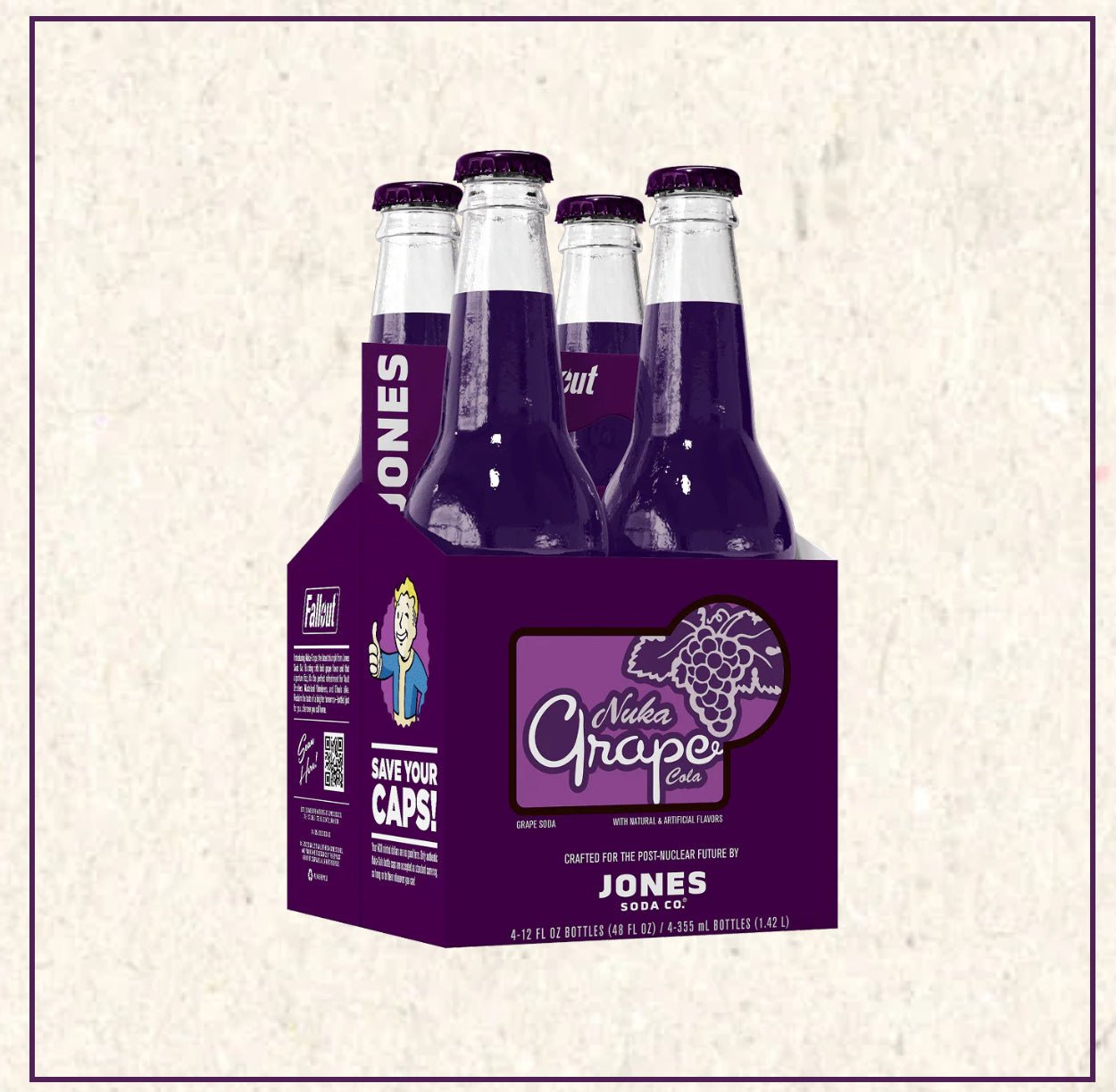 Jones Soda Special Release "Nuka Cola Grape" PRE - ORDER - Exotic Soda Company