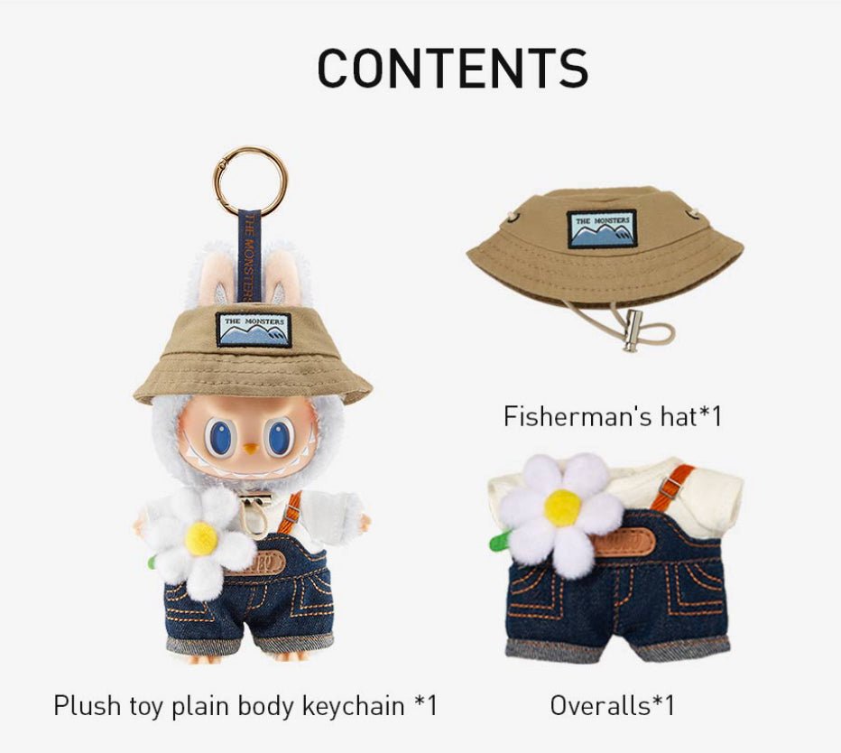 LABUBU THE MONSTERS FALL IN WILD SERIES - Vinyl Plush Doll Pendant - Exotic Soda Company