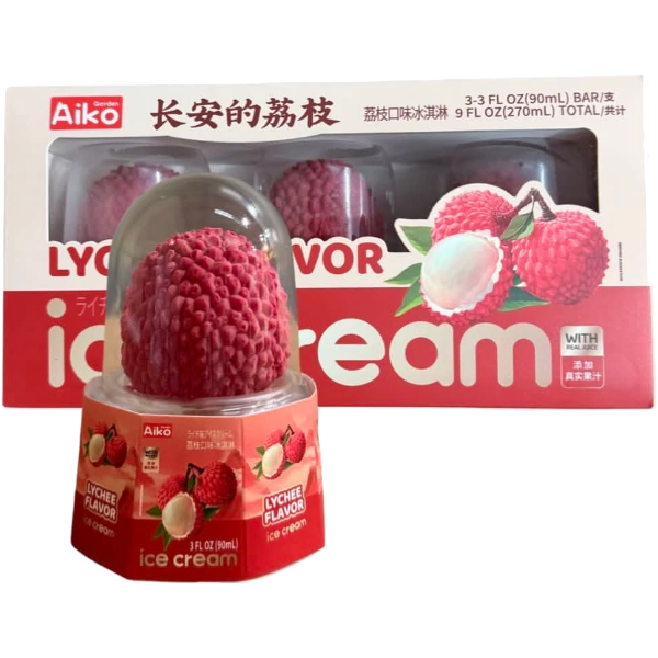 Lychee Flavored Ice Cream - Exotic Soda Company