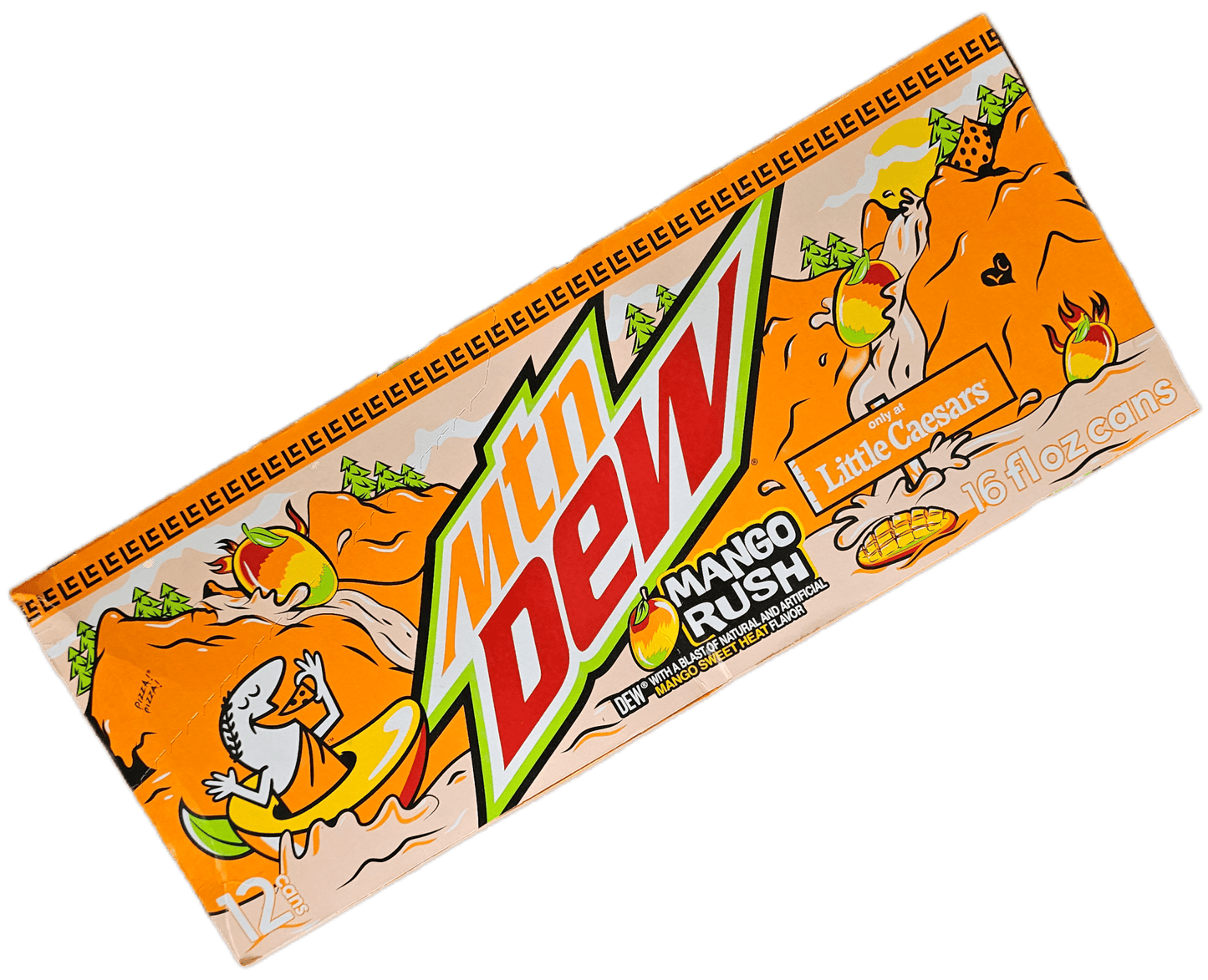 Mtn Dew X Little Caesars Mango Rush (USA) - Exotic Soda Company