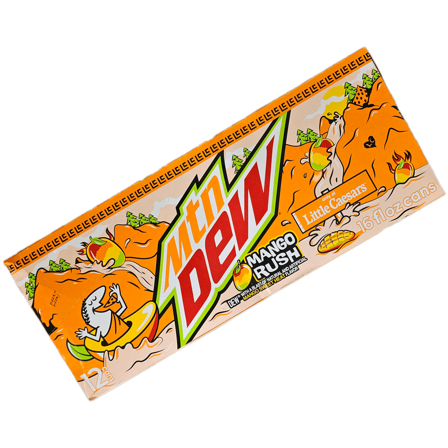 Mtn Dew X Little Caesars Mango Rush (USA) - Exotic Soda Company