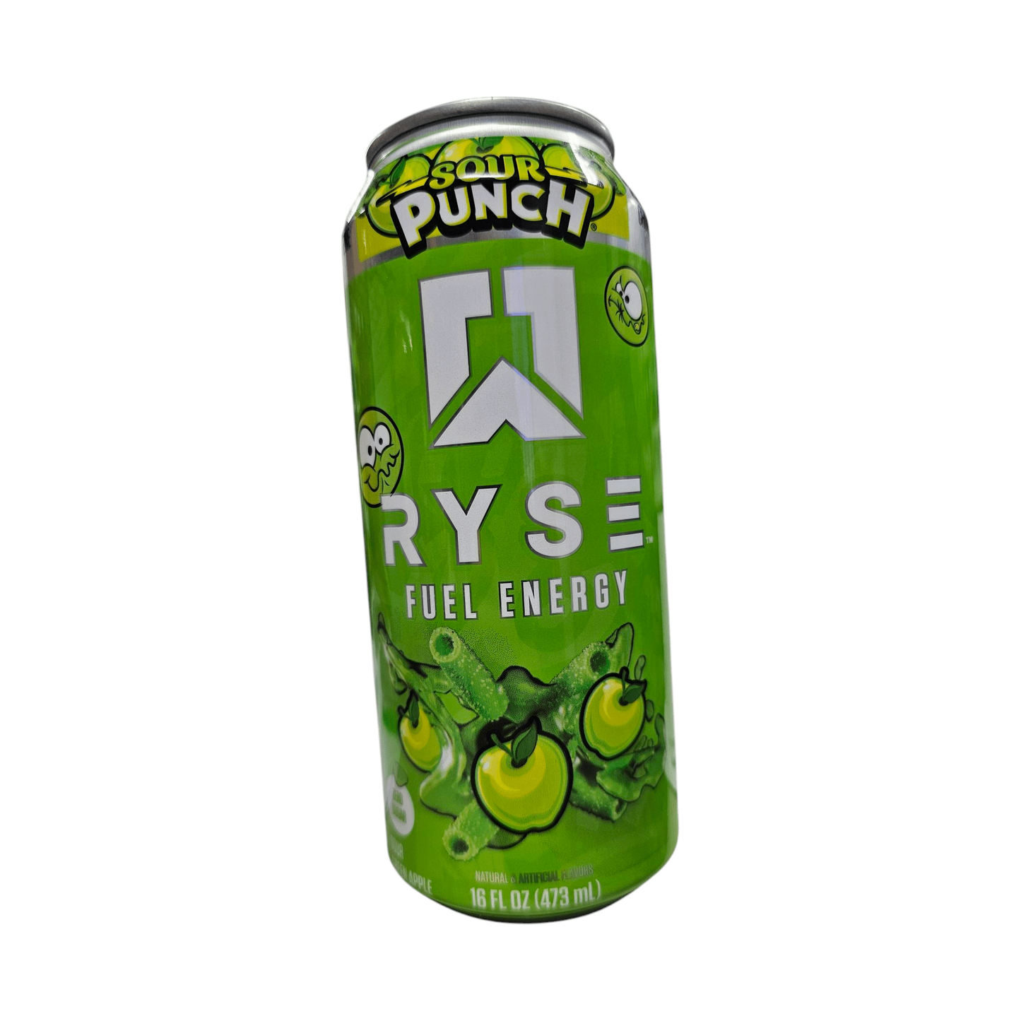Ryse Fuel Energy "Sour Punch Green Apple" (USA) - Exotic Soda Company