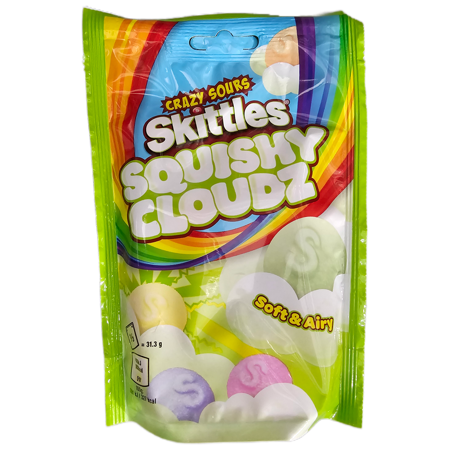 Skittles Squishy Cloudz Crazy Sour (UK) - Exotic Soda Company