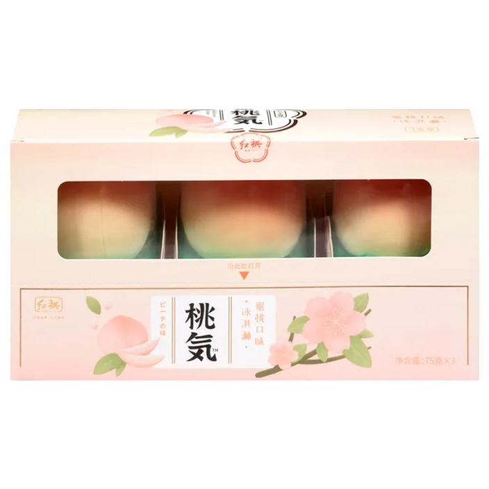 HONG QI Taoqi Peach Flavored Ice Cream