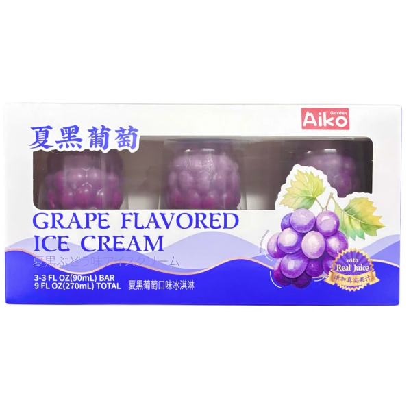 AIKO Garden Grape Flavored Ice Cream