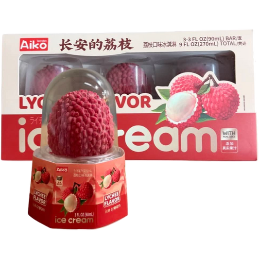 AIKO Lychee Flavored Ice Cream