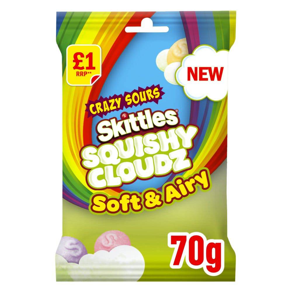 Skittles Squishy Cloudz Crazy Sour  (UK) - Exotic Soda Company