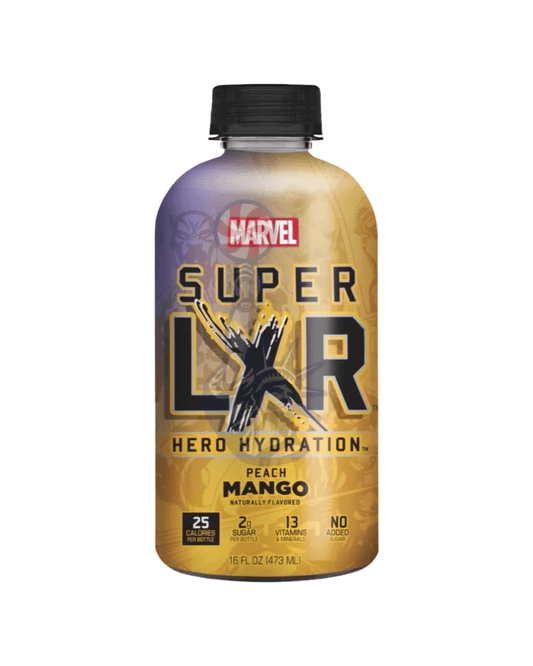 AriZona x Marvel Super LXR Hydration “Peach Mango” - Exotic Soda Company
