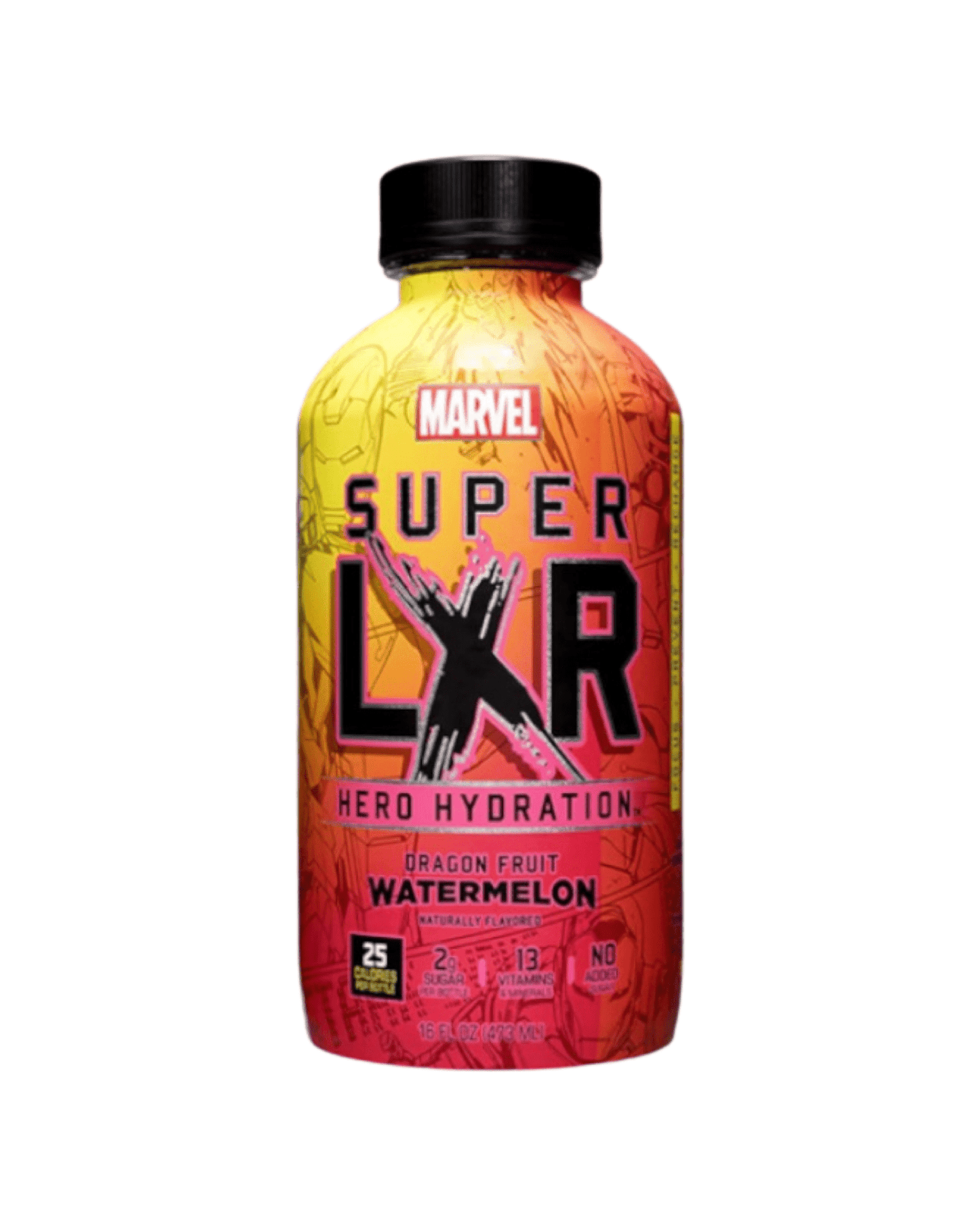 AriZona x Marvel Super LXR Hydration “Dragon Fruit Watermelon “ (Rare American) - Exotic Soda Company