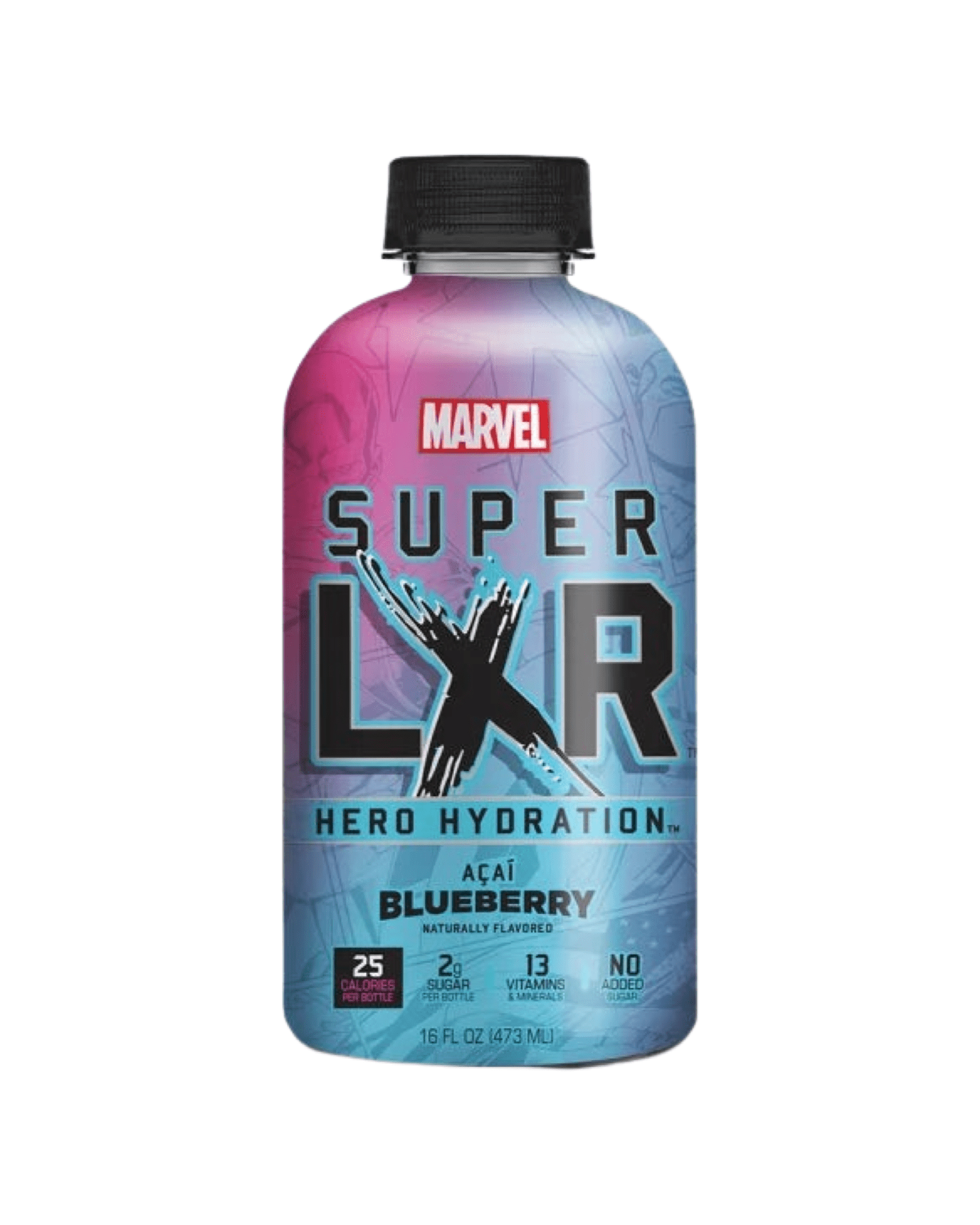AriZona x Marvel Super LXR Hydration “Açaí Berry” (Rare American) - Exotic Soda Company