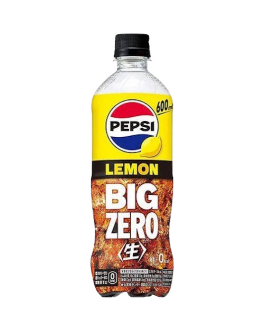 Pepsi BIG ZERO “Lemon” (Japan) - Exotic Soda Company