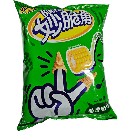 Bugles Scallion Corn (China) - Exotic Soda Company