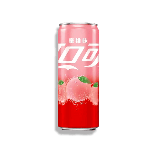 Coca Cola White Peach Can ( China ) - Exotic Soda Company