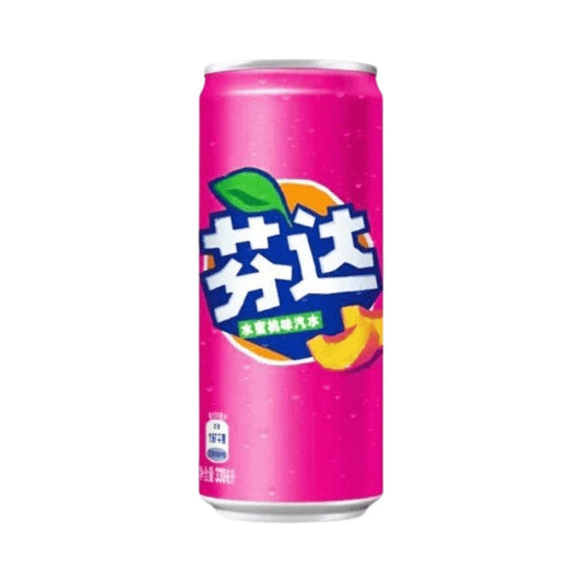 Fanta “White Peach” can (China) - Exotic Soda Company