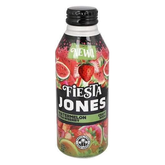 Fiesta Jones Watermelon Strawberry - Exotic Soda Company