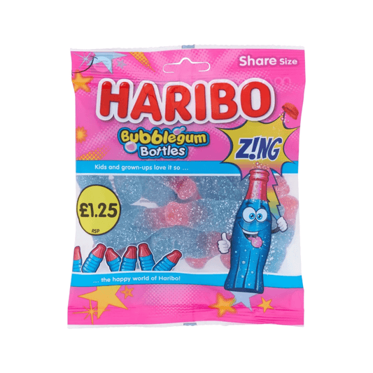 Haribo “Bubblegum Bottles” (UK) - Exotic Soda Company