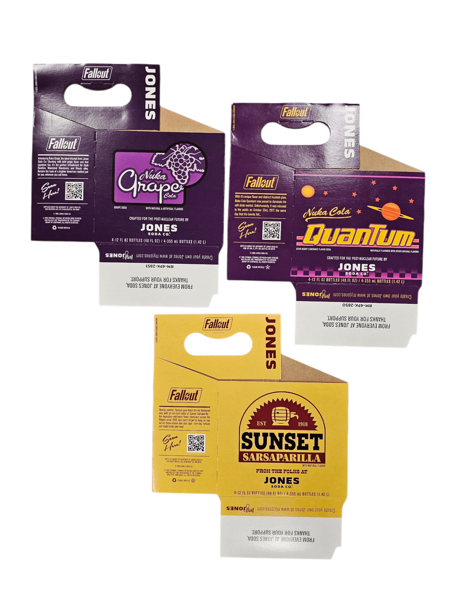 Jones Nuka 4 Pack Carrier Bundle - Exotic Soda Company