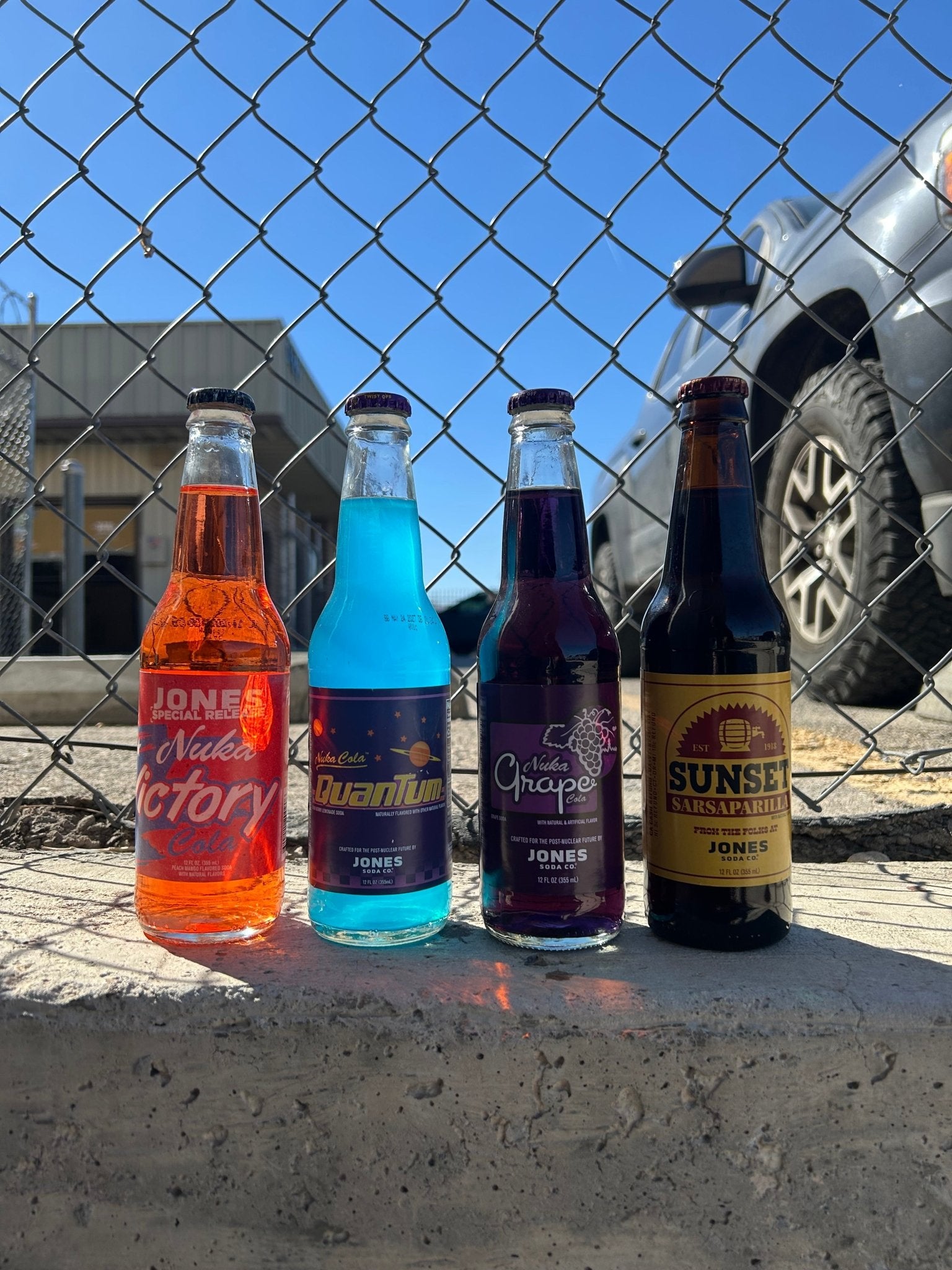 Jones X Fallout Variety 4pk One of each flavor 12oz Limited Edition Fallout Soda - Exotic Soda Company