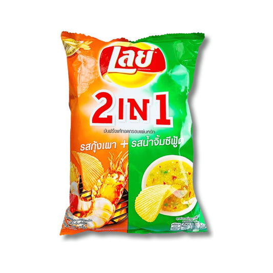 Lays 2 - in - 1 Seafood Sauce (Thailand) - Exotic Soda Company
