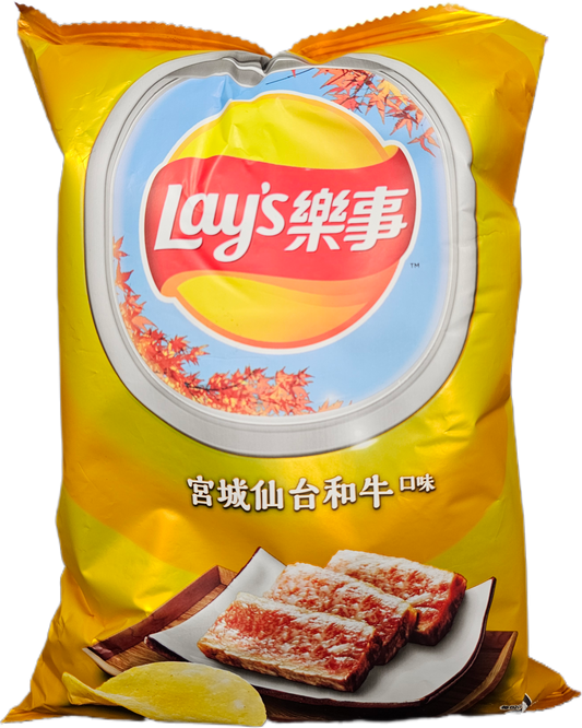 Lays Miyagi Senta Wagyu (Taiwan) - Exotic Soda Company
