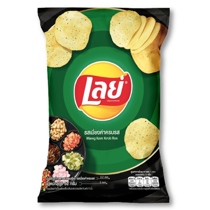 Lay's Thai Taste - Mieng Kam Krob Ros (Thailand) - Exotic Soda Company