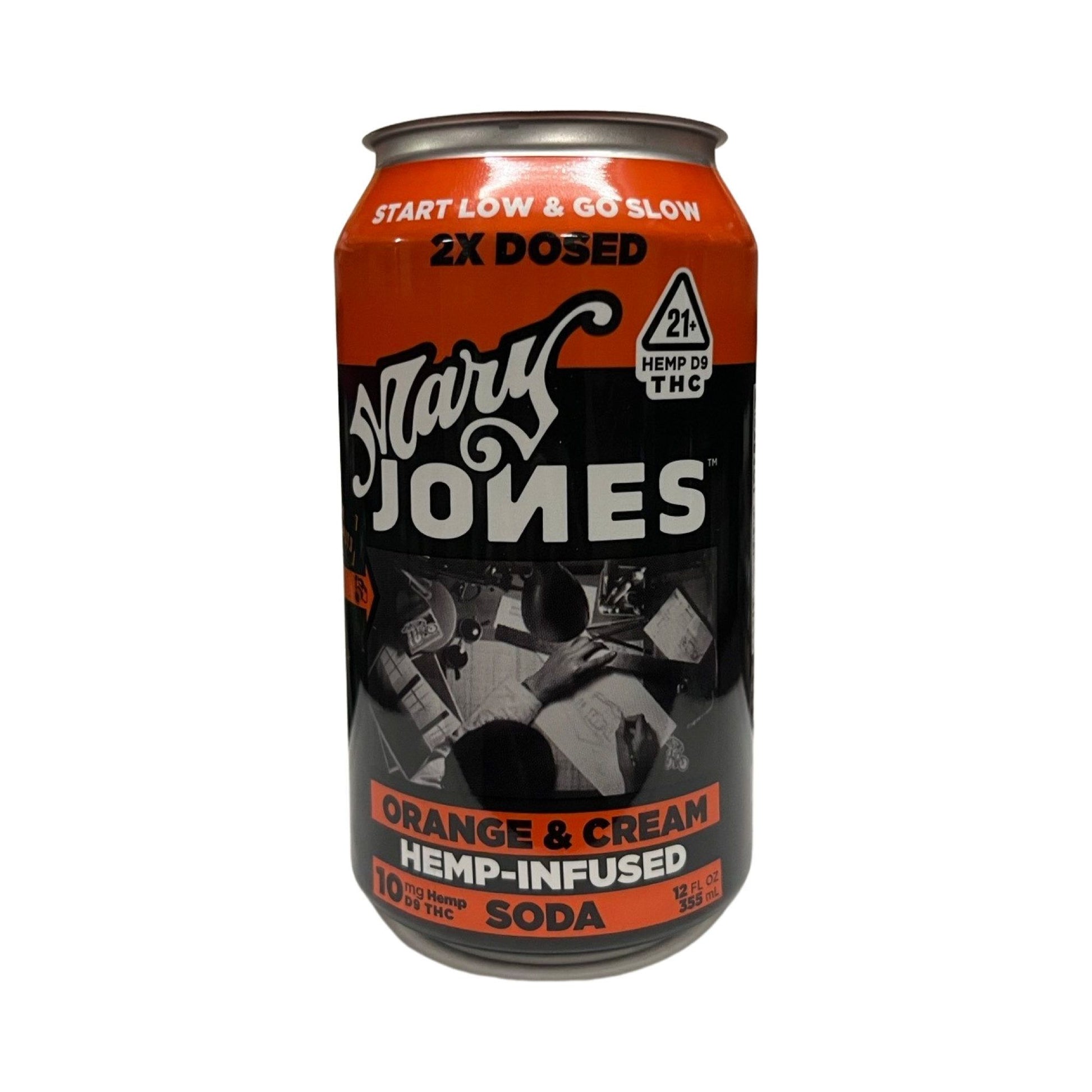 M Jones Orange Cream 10 - Exotic Soda Company