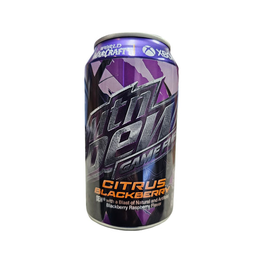 Mtn Dew Game Fuel can “Citrus Blackerry”( Rare American) - Exotic Soda Company