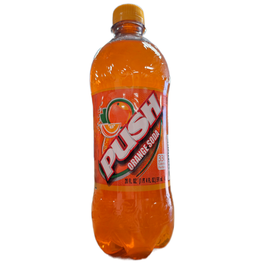 Push "Orange" - (Rare American) - Exotic Soda Company