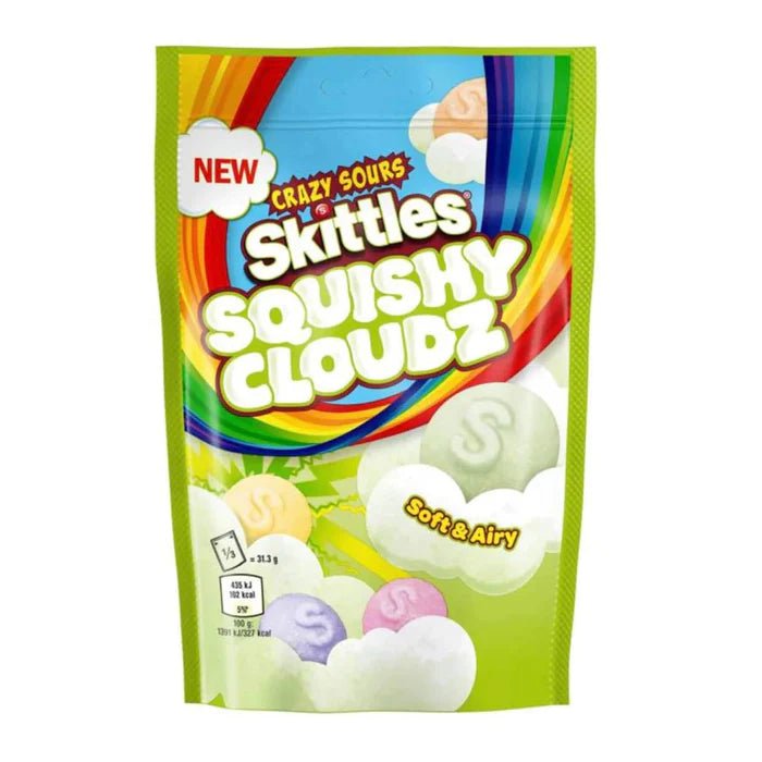 Skittles Squishy Cloudz Crazy Sour (UK) - Exotic Soda Company