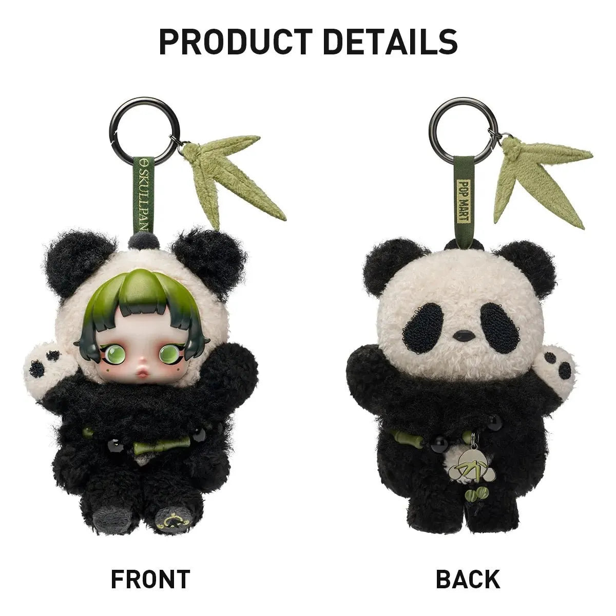 SKULLPANDA Lazy Panda Plush Doll Pendant - Exotic Soda Company