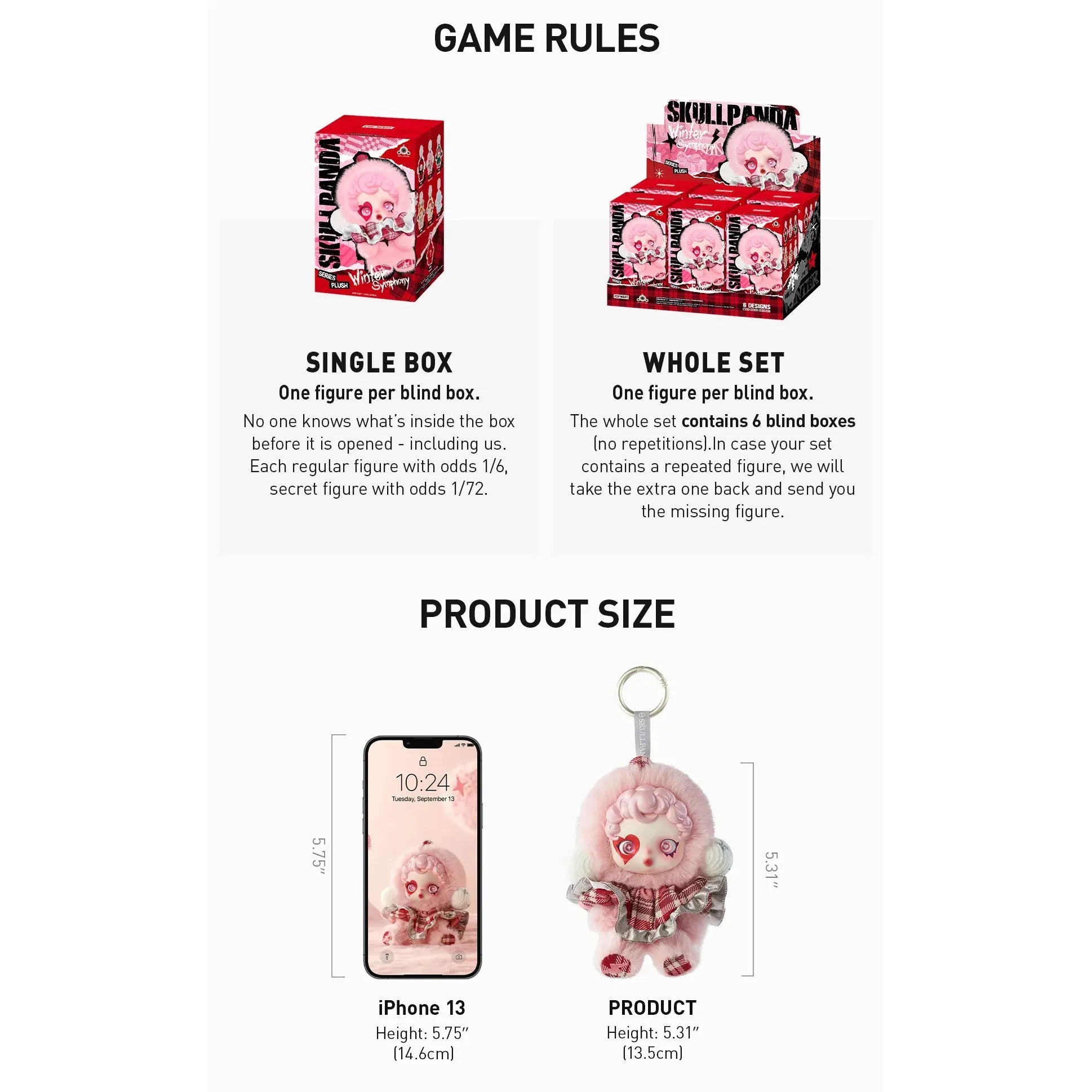 SKULLPANDA Winter Symphony Series Plush - Exotic Soda Company