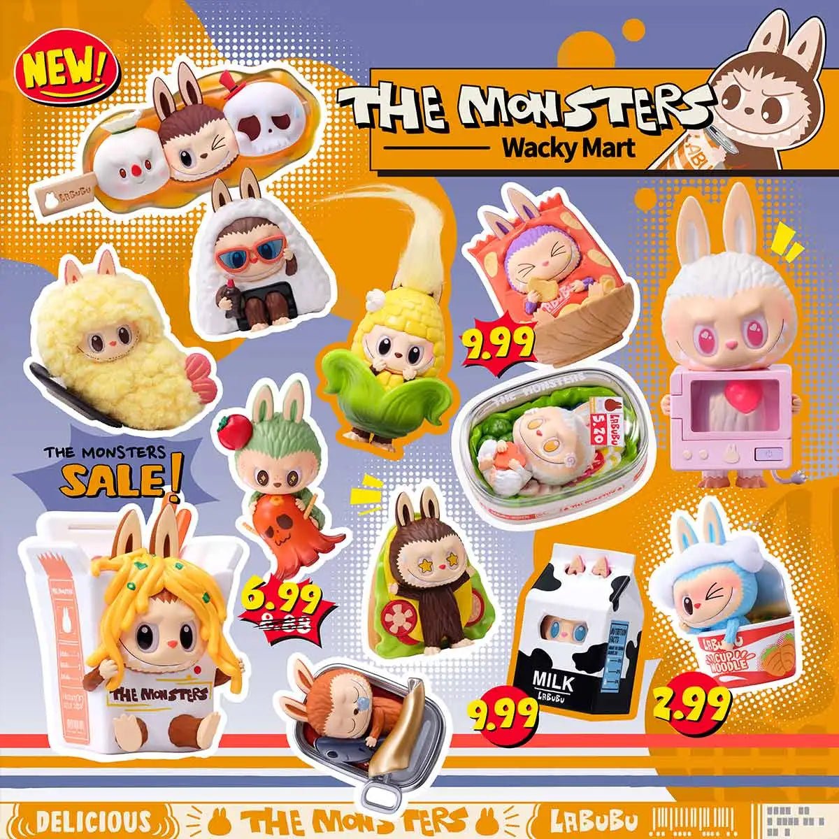 THE MONSTERS Wacky Mart Series Figures - Exotic Soda Company