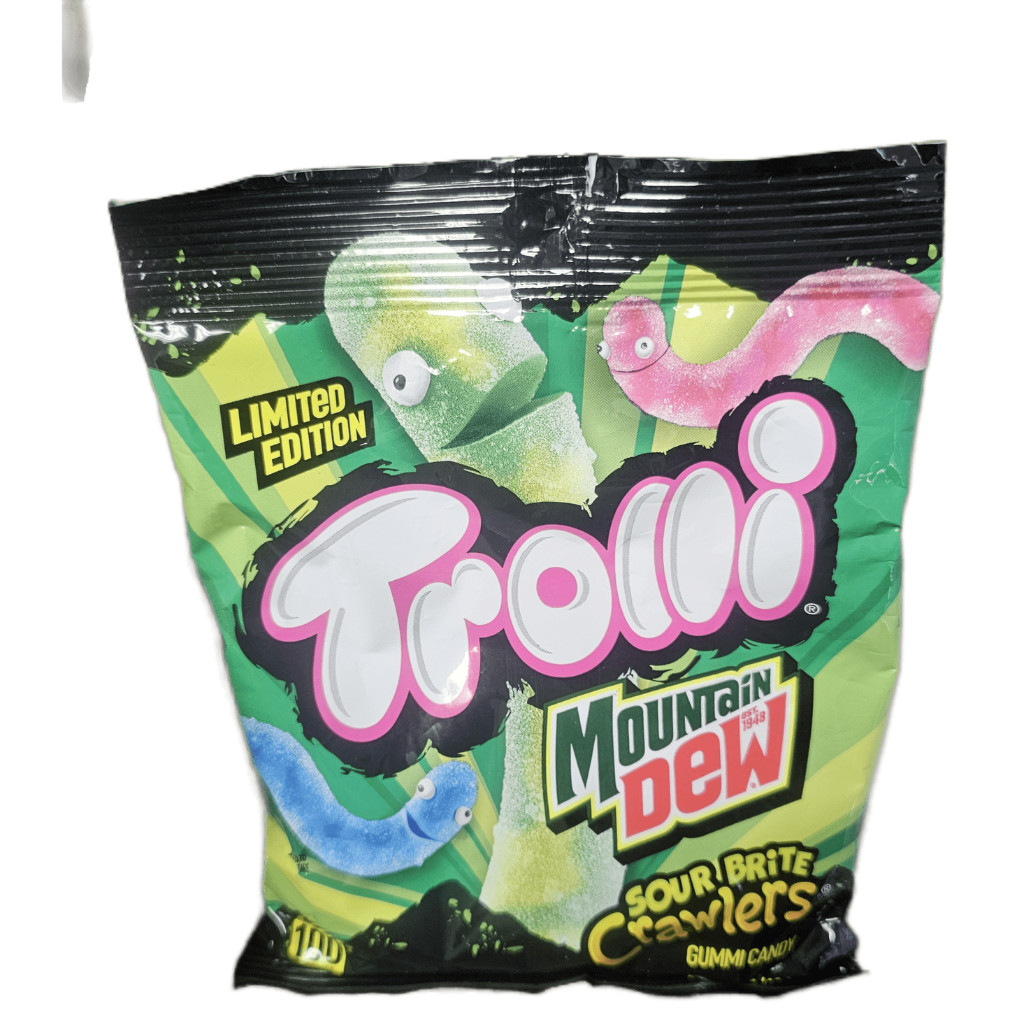 Trolli X Mountain Dew Sour Brite Crawlers - Exotic Soda Company