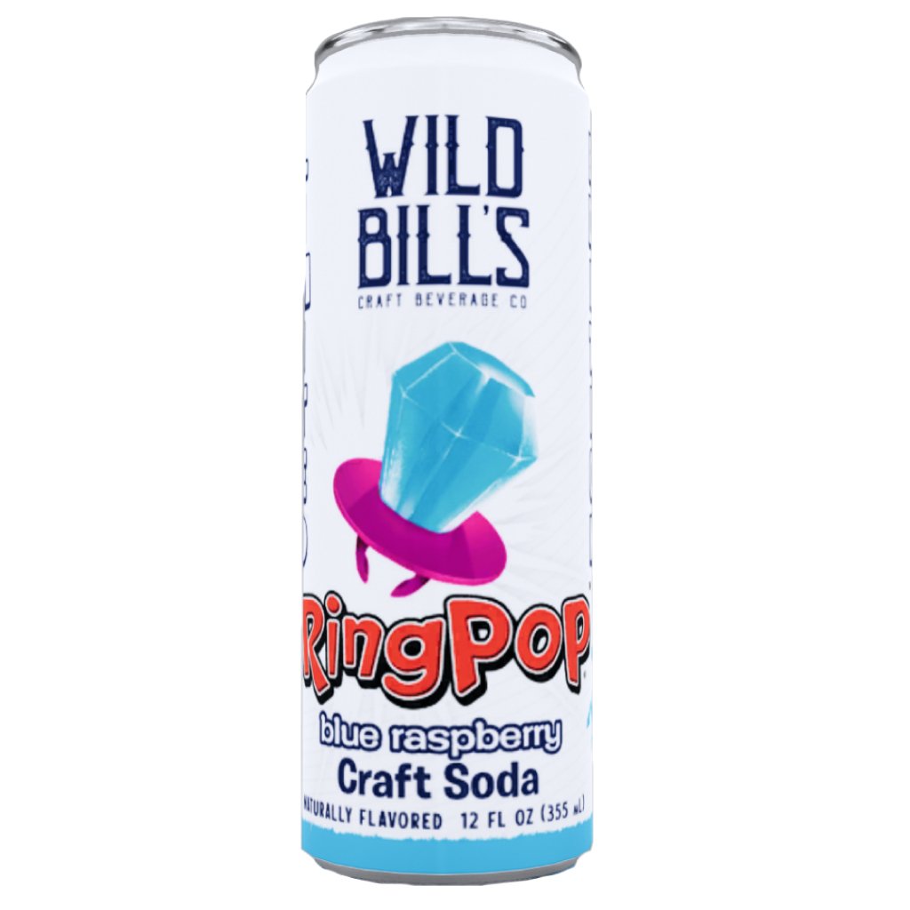 Wild Bill's X Ring Pop - Blue Raspberry - Exotic Soda Company