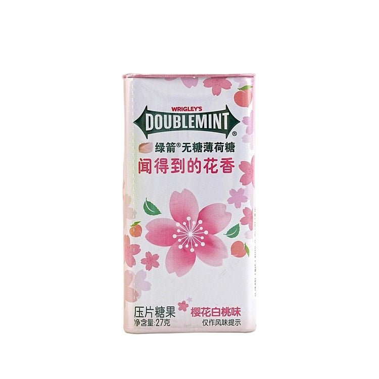 Wrigley Cherry Blossom & Peach Unsweetened Mints - (China) - Exotic Soda Company