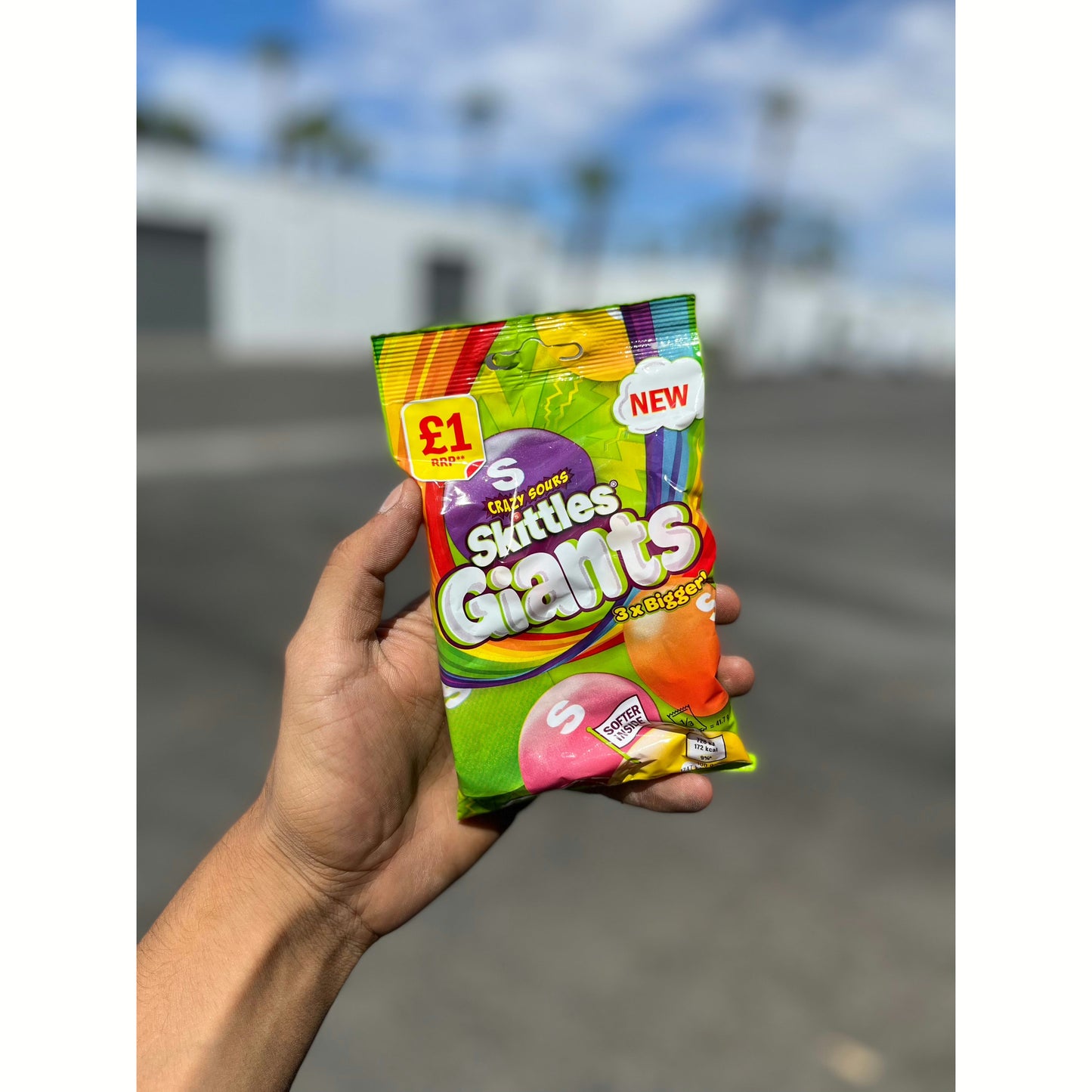 Skittles Giants Crazy Sour Sweets 125g (UK) - Exotic Soda Company